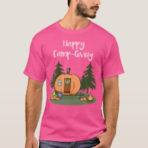 Erntedank Camping Tshirt Pumpkin Pie Türkei Cam