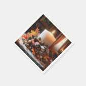 Erntedank Candle Center Serviette (Ecke)