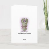 Erntedank Card Gebet Hände Feiertagskarte (Rückseite)