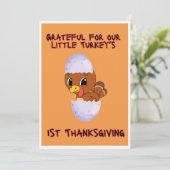 Erntedank Card, Türkei Tag Feiertagskarte (Stehend Vorderseite)