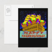 Erntedank Cards Feiertagspostkarte (Vorne/Hinten)