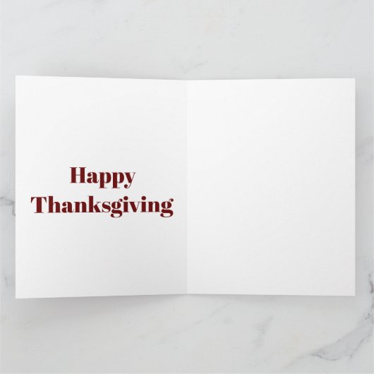 Erntedank Cards - RED Dankeskarte (Innenseite)