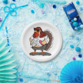 Erntedank, Cartoon Diva Türkei, Pappteller (Party)