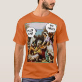 Erntedank Cartoon T - Shirt (Vorderseite)