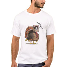 Erntedank Cat Funny Turkey Fake Cat Meow Im Cat