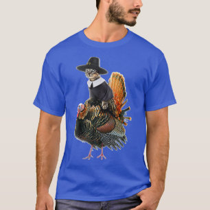 Erntedank Cat Pilgrim Kostüm Erntedank Turk T-Shirt