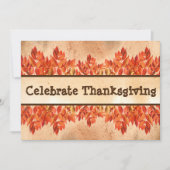 Erntedank Celebration Dinner Party Einladung (Vorderseite)