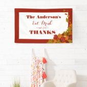 Erntedank Celebration Eat Drinks & Give Danke Banner (Insitu)