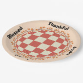 Erntedank Celebration Tableware Pappteller (Schrägansicht)