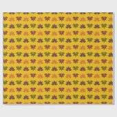 Erntedank Chef - Schönes Muster für Herbstausgänge Geschenkpapier (Flach)