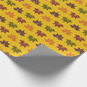 Erntedank Chef - Schönes Muster für Herbstausgänge Geschenkpapier (Ecke)