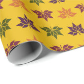 Erntedank Chef - Schönes Muster für Herbstausgänge Geschenkpapier (Rolleneckpunkt)