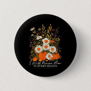 Erntedank christlich lobe ihn Jesus Erntedank Bibe Button