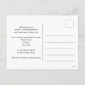 ERNTEDANK Church Service Einladung (Rückseite)