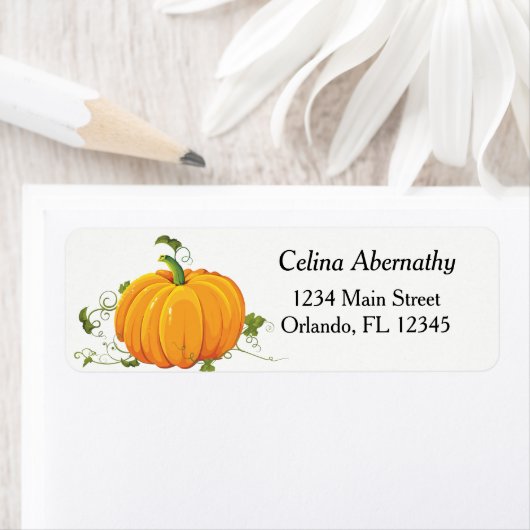 Erntedank Classic Pumpkin-Rücksendeadresse (Insitu)