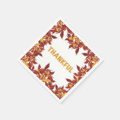 Erntedank-Cocktailservietten Serviette (Ecke)