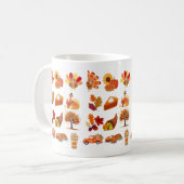 Erntedank-Collage Kaffeetasse (Vorderseite Links)