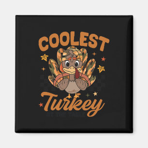 Erntedank Coolste Türkei bei Tisch Kleinkind B Magnet