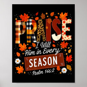 Erntedank Coquette Dankt Dem Herrn Herbst Poster