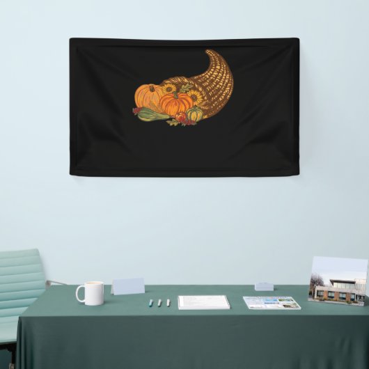 Erntedank Cornucopia Classic T - Shirt Banner (Messeveranstaltung)