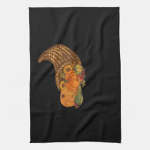Erntedank Cornucopia Classic T - Shirt Geschirrtuch (Vertikal)