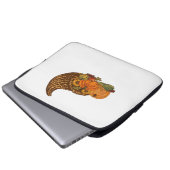 Erntedank Cornucopia Classic T - Shirt Laptopschutzhülle (Vorne Knopf)