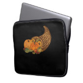 Erntedank Cornucopia Classic T - Shirt Laptopschutzhülle (Vorderseite Links)