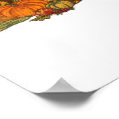 Erntedank Cornucopia Classic T - Shirt Poster (Ecke)