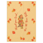 Erntedank Cornucopia"Danke Lord"Tablecloth Tischdecke (Vorderseite)