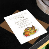 Erntedank Cornucopia Einladung