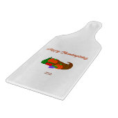 Erntedank Cornucopia Glasfaser Schneidebrett (Ecke)