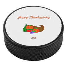 Erntedank Cornucopia Hockey Puck