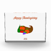 Erntedank Cornucopia Horizontaler Foto (Vorderseite)