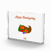 Erntedank Cornucopia Horizontaler Foto (Rechts)