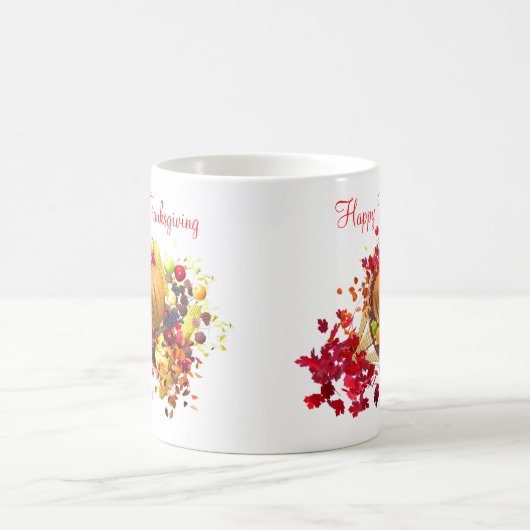 Erntedank Cornucopia Kaffeetasse (Mittel)