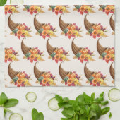 Erntedank Cornucopia Küchentücher (Gefaltet)