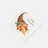 Erntedank Cornucopia Napkin Serviette (Ecke)