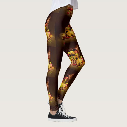 Erntedank Cornucopia Print Leggings (Rechts)