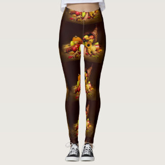 Erntedank Cornucopia Print Leggings
