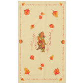 Erntedank Cornucopia Segen Gebet Tischdecke (Vorderseite)