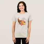 Erntedank Cornucopia T - Shirt (Vorderseite voll)