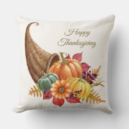 Erntedank Cornucopia Throw Kissen