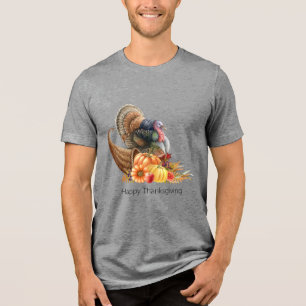 Erntedank Cornucopia Türkei T - Shirt Männer