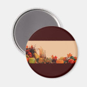 Erntedank/Cornucopie Magnet (Vorderseite/Rückseite)