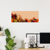 Erntedank/Cornucopie Poster (Heimbüro)