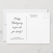 Erntedank Corporate Card - 12x18 Postkarte (Rückseite)