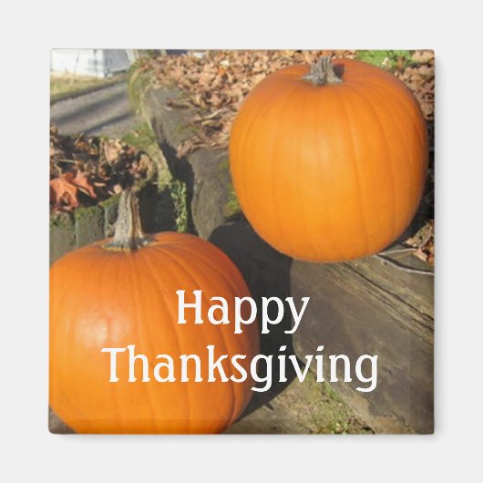Erntedank Country Pumpkins Magnet (Vorne)