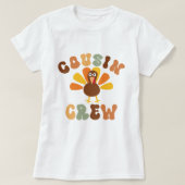 Erntedank Cousin Crew Matching Familie Türkei T-Shirt (Design vorne)