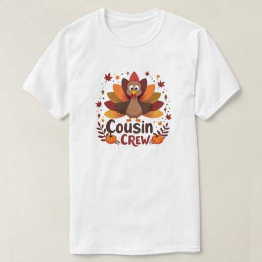 Erntedank Cousin Crew T-Shirt (Design vorne)