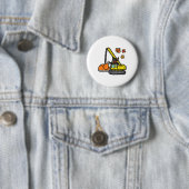 Erntedank Crane Türkei Bau Herbstkugel Button (Beispiel)